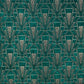 Extra Large Art Deco Cushion - Blue Crocus Textiles