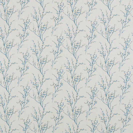 Laura Ashley Pussy Willow Off White Seaspray - Blue Crocus Textiles