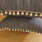 Luxury Bespoke Denim Cushion - Blue Crocus Textiles