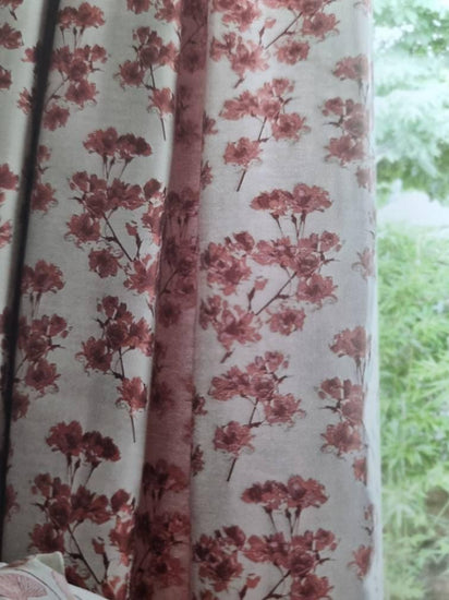 Luxury made to measure curtains fabric Ashley wilde mae - Blue Crocus Textiles