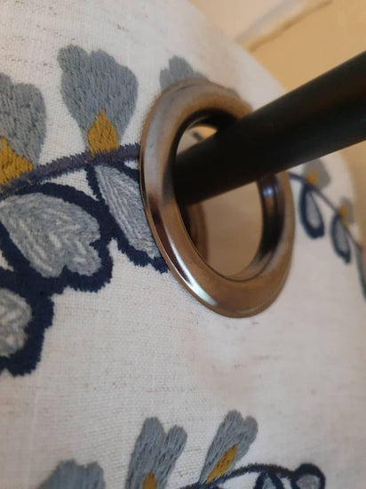 Luxury Made to Measure Curtains - Fryetts Portland - Blue Crocus Textiles