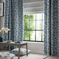 Luxury Made to Measure Curtains - Porter & Stone Ginko - Blue Crocus Textiles