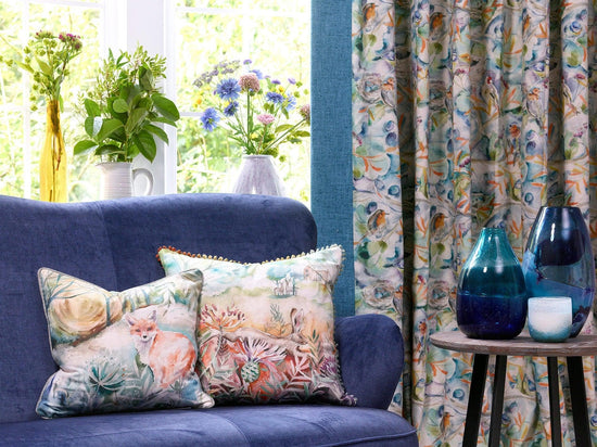 Luxury Made to Measure Curtains - Voyage Maison Nesting - Blue Crocus Textiles