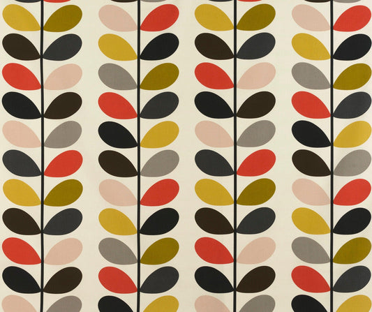 Orla Kiely Multi Stem Fabric Tomato - Blue Crocus Textiles