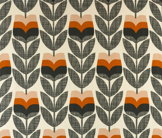 Orla Kiely Rosebud Orange - Blue Crocus Textiles