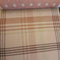 Roman blinds handcrafted made to measure linded fabric Melrose tartan by Porter stone - Blue Crocus Textiles