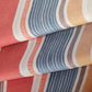 Roman blinds handcrafted Made to measure lined bespoke fabric printed fabric by fryett's - Blue Crocus Textiles