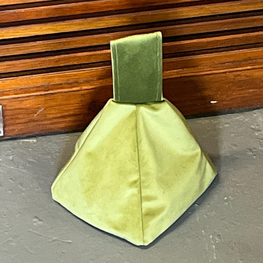 Velvet Doorstop in Yellow - Blue Crocus Textiles